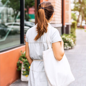 recycled cotton bag